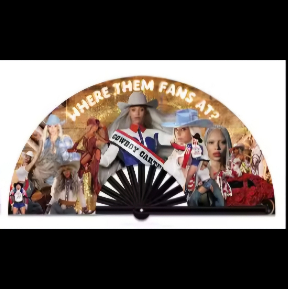 Cowboy Carter Decorative Fan